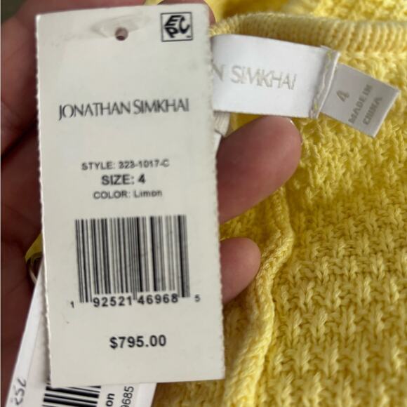 NWT Jonathan Simkhai Crocheted Maxi Dress Size 4 - Picture 4 of 10